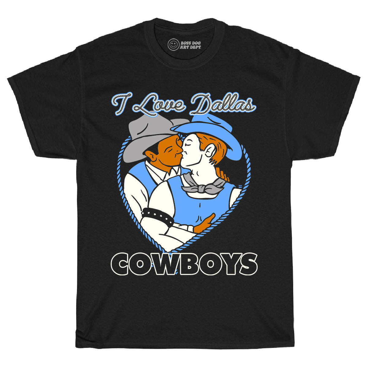 Cowboy Lover Black Tee