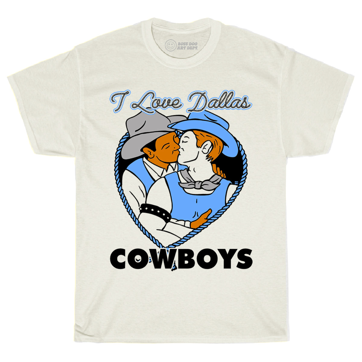 Cowboy Lover Ivory Tee