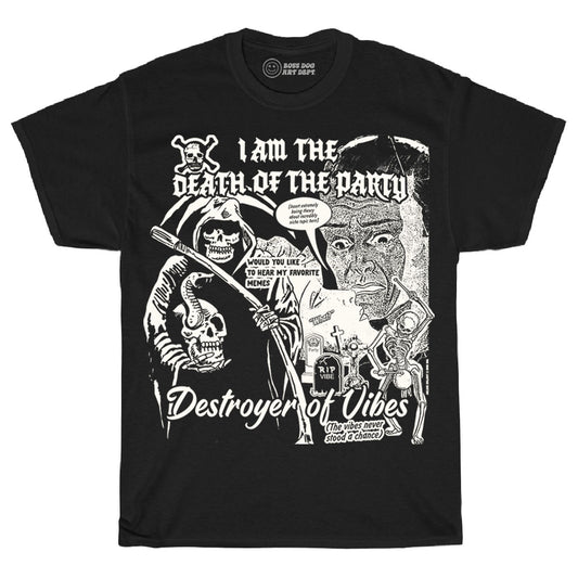Death of the Party Black Tee