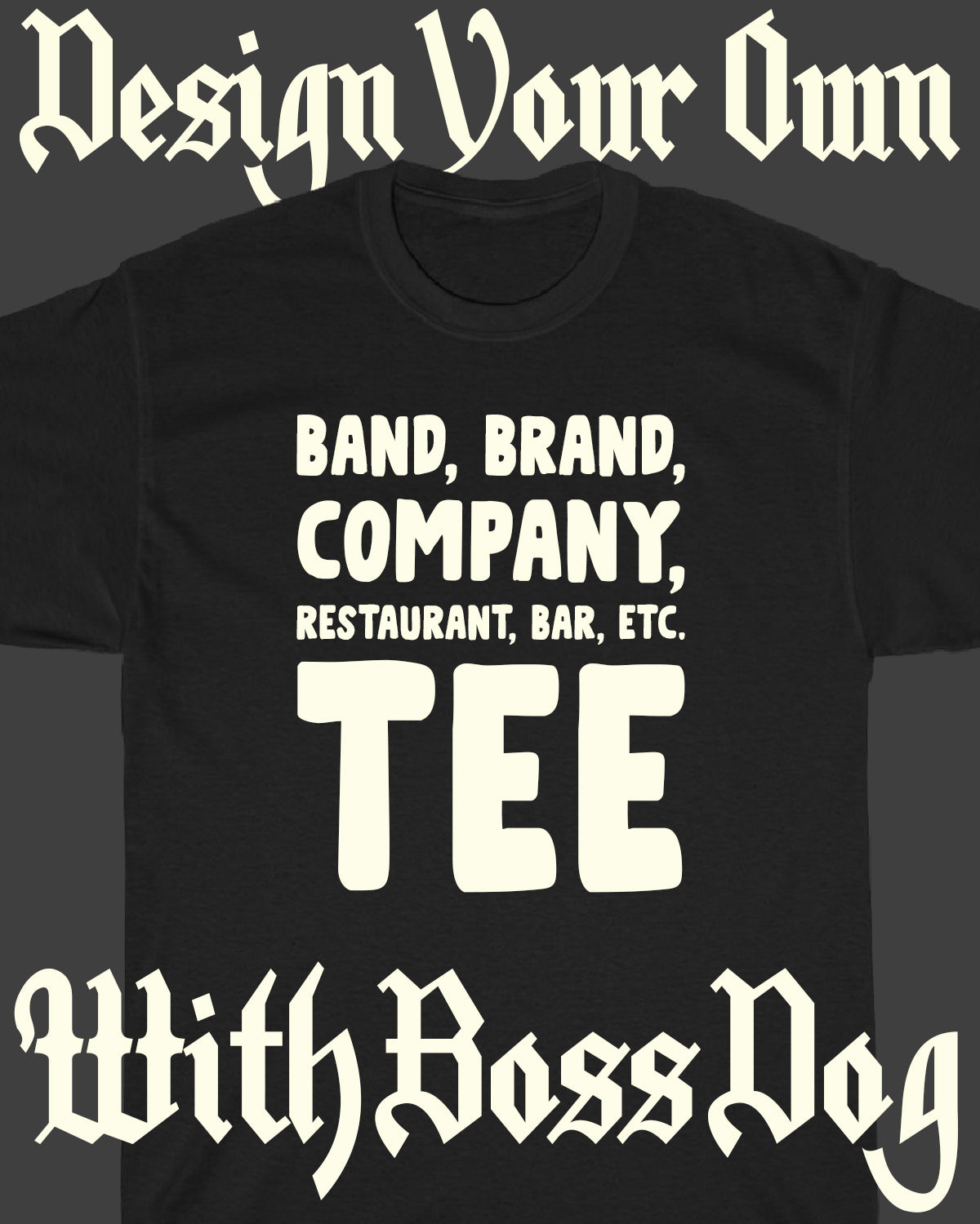 Design Your Own Brand Tee!!