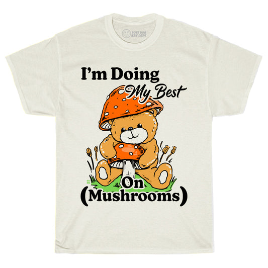 Doing My Best Ivory Tee