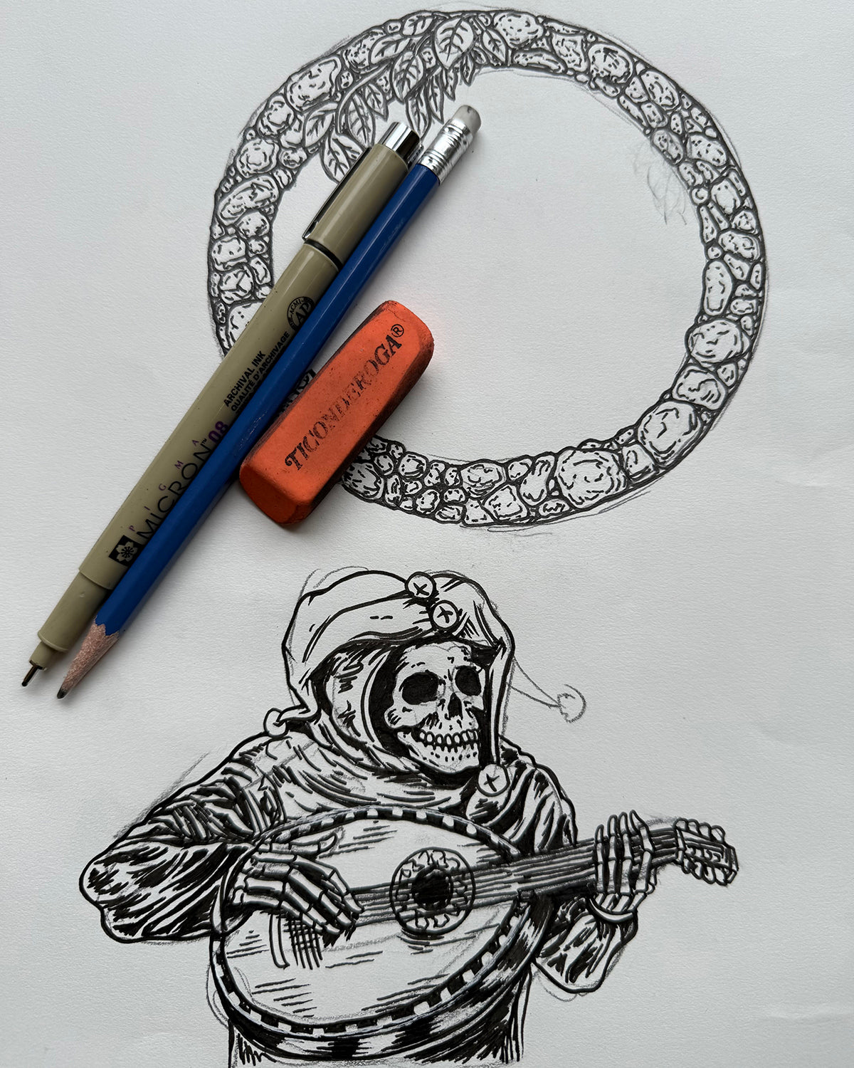 Grateful Reaper Sketch