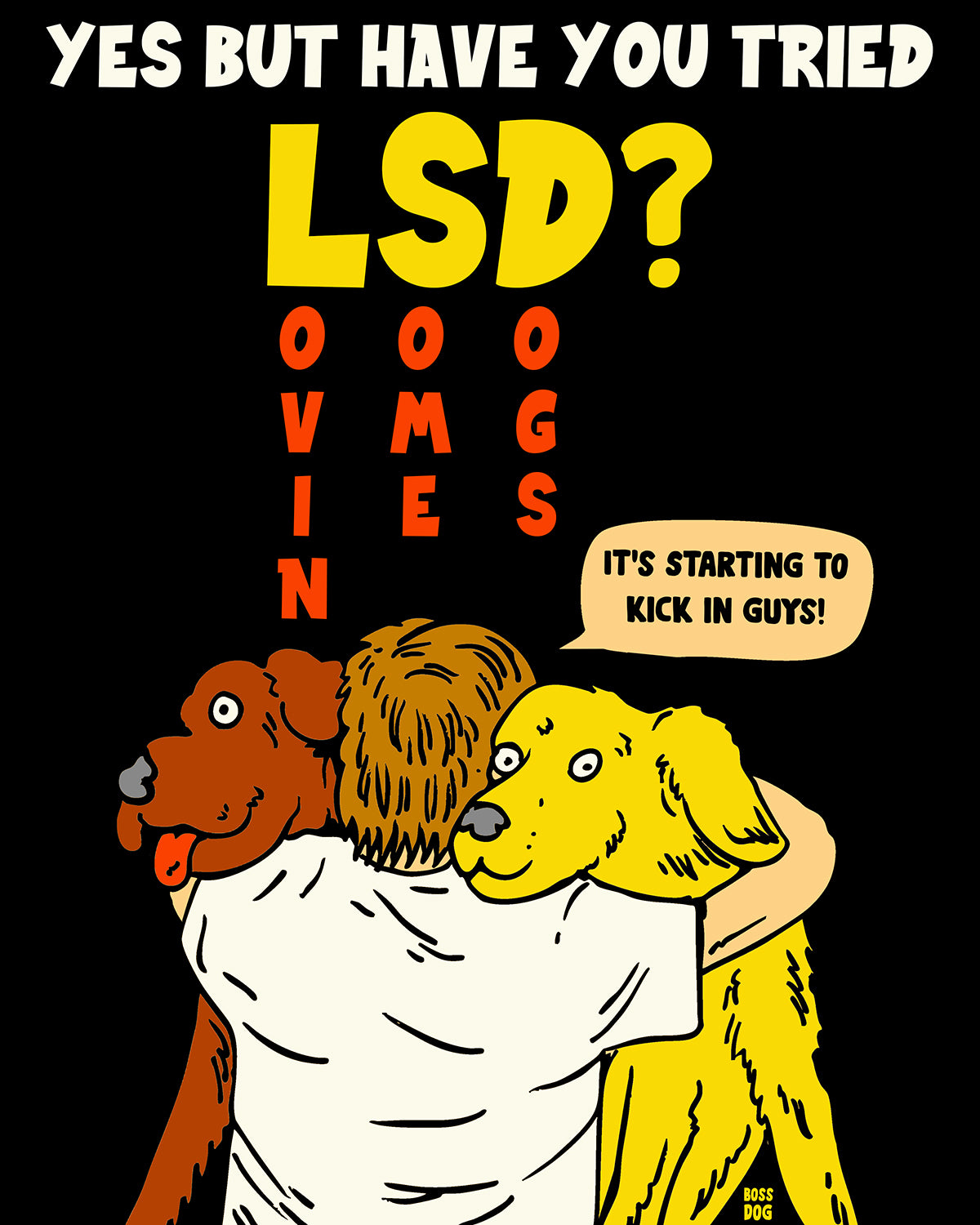 Lovin' Some Dogs Sticker