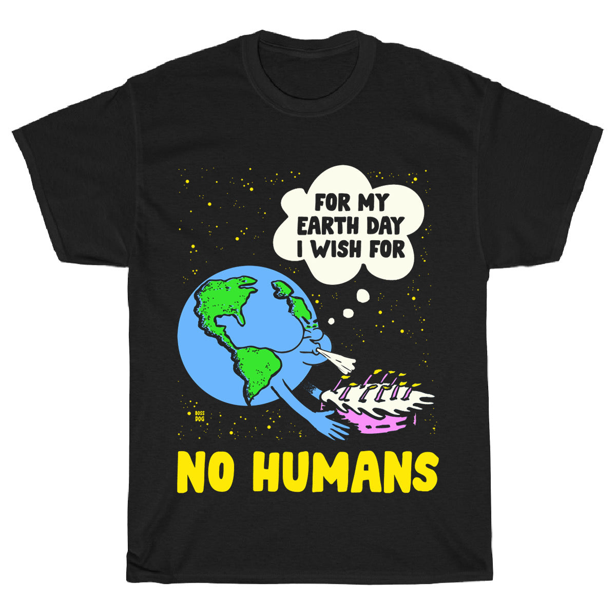 Make A Wish Black Tee
