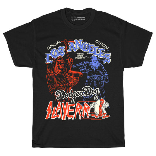 Dodger Dog Black Tee