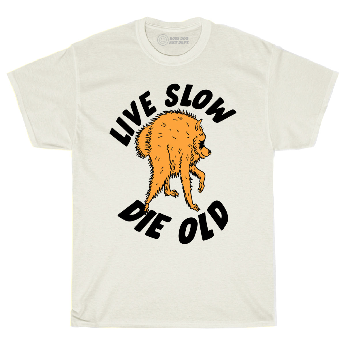 Jimothy Ivory Tee – Boss Dog Art