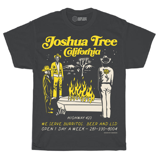 Joshua Tree Cafe Pepper Tee