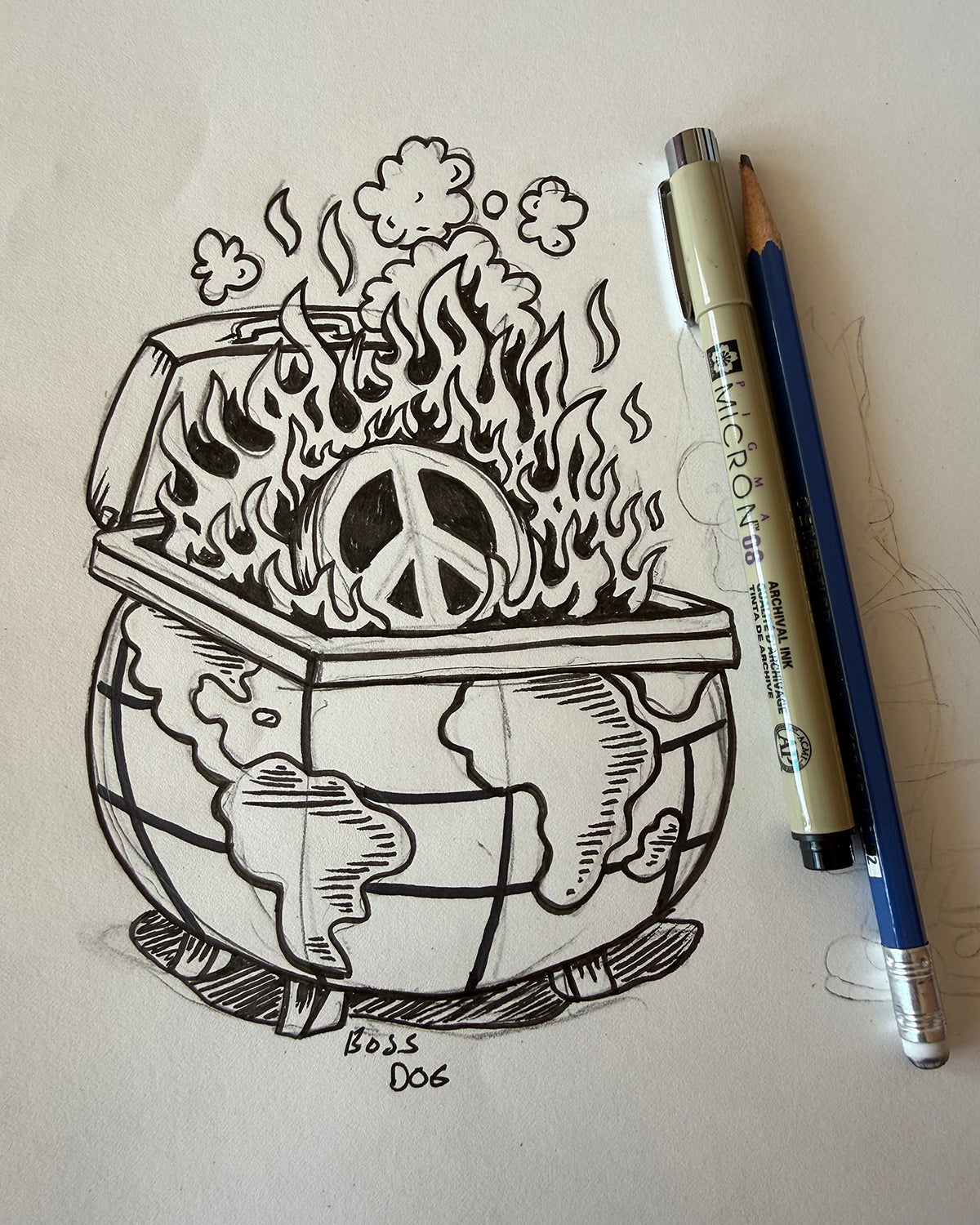 World Peace Sketch