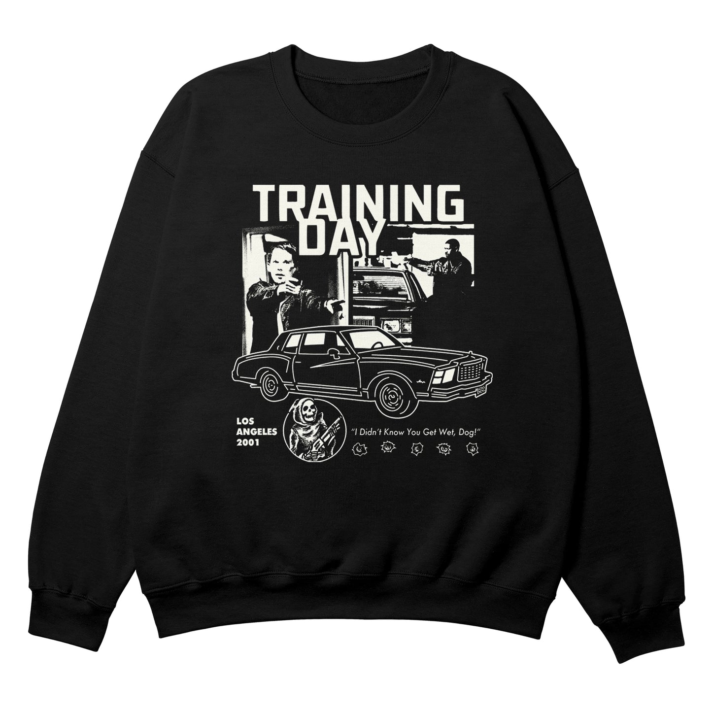 Training Day Black Crewneck