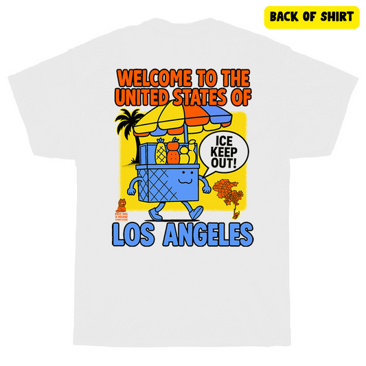 USLA White Tee