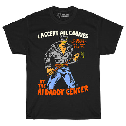 AI Daddy Black Tee
