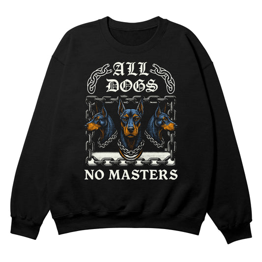 All Dogs 2025 Black Crewneck