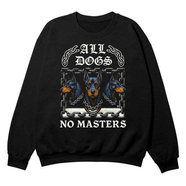 All Dogs 2025 Black Crewneck – Boss Dog Art