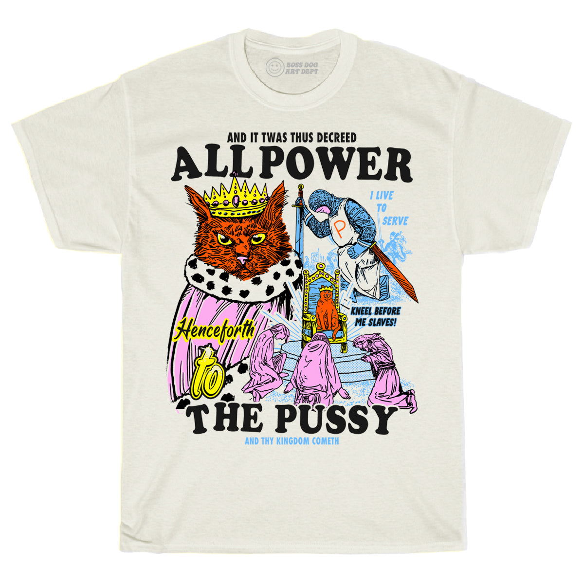 All Power To The Pussy Ivory Tee
