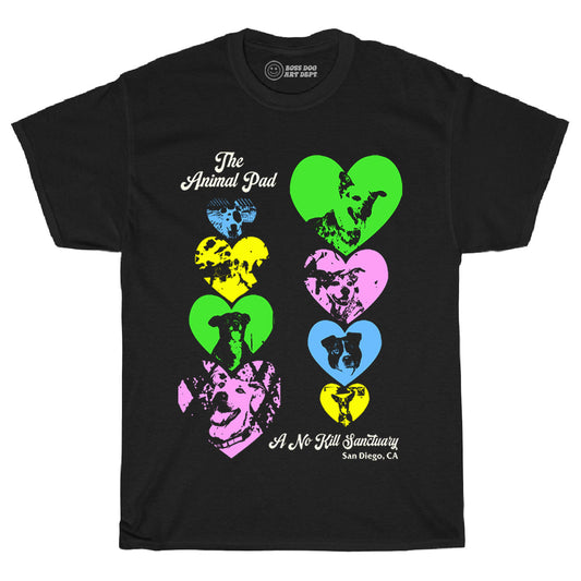 Animal Pad Black Tee