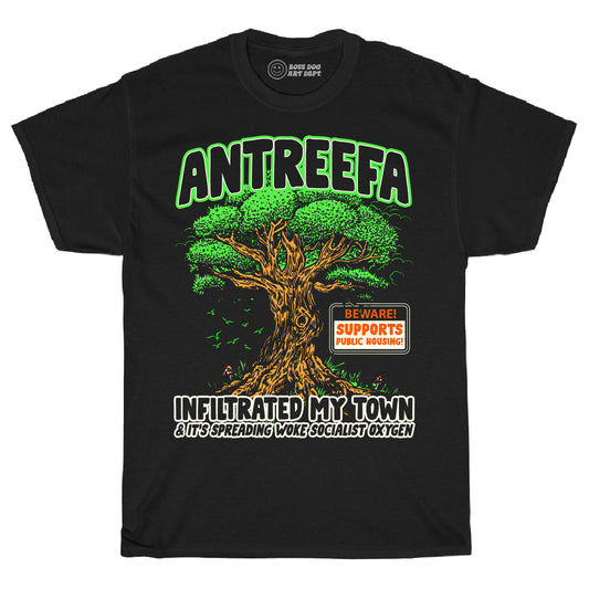 Antreefa Black Tee