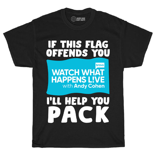 Andy Flag Black Tee