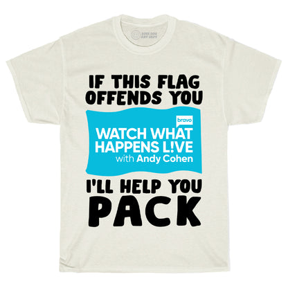 Andy Flag Ivory Tee