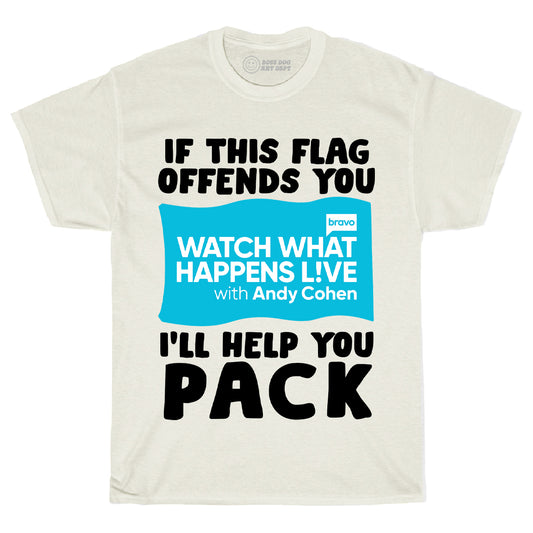 Andy Flag Ivory Tee