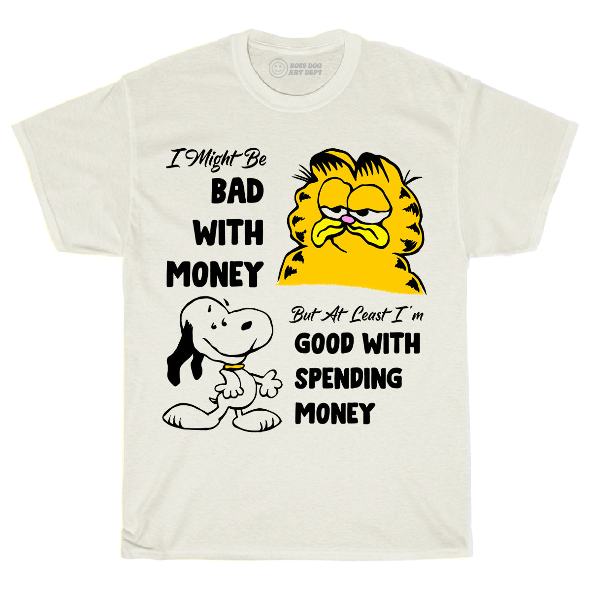 Bad With Money Ivory Tee