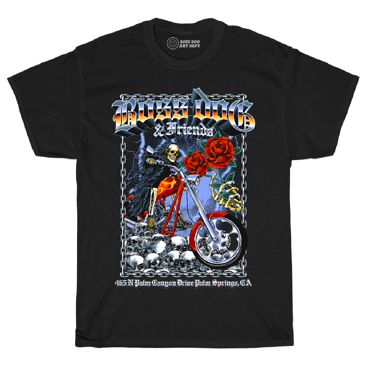 BDAF Biker Black Tee