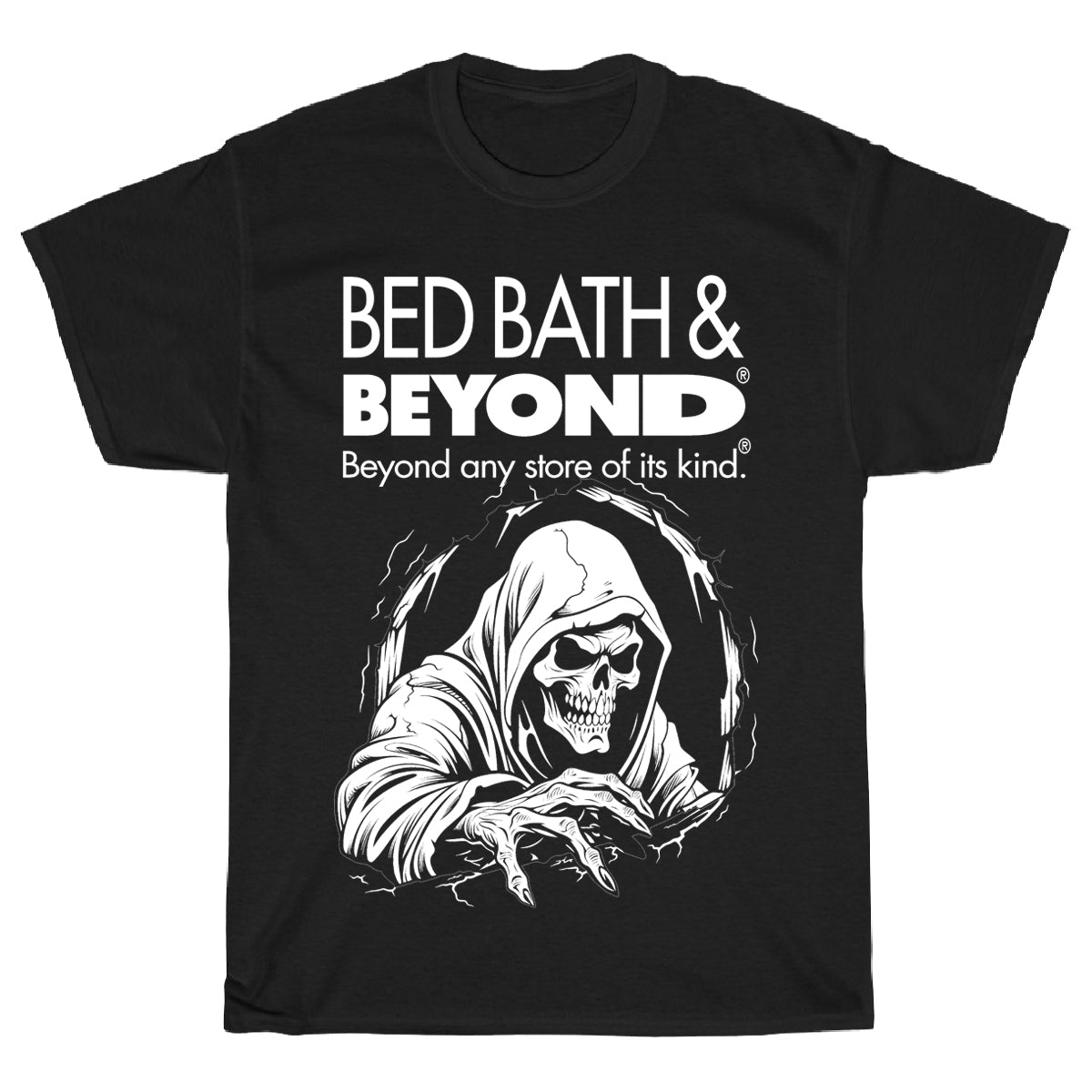 Bed Bath Black Tee