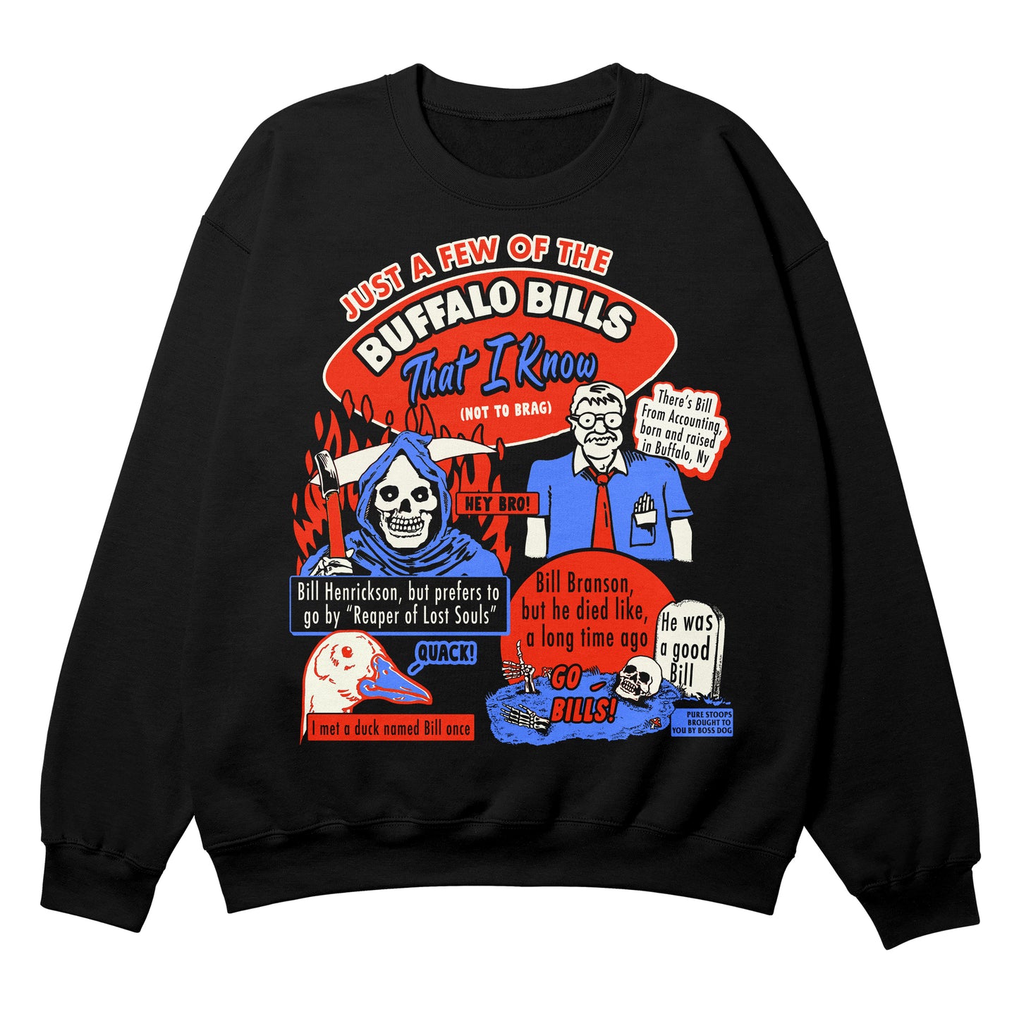 Buffalo Bill Black Crewneck
