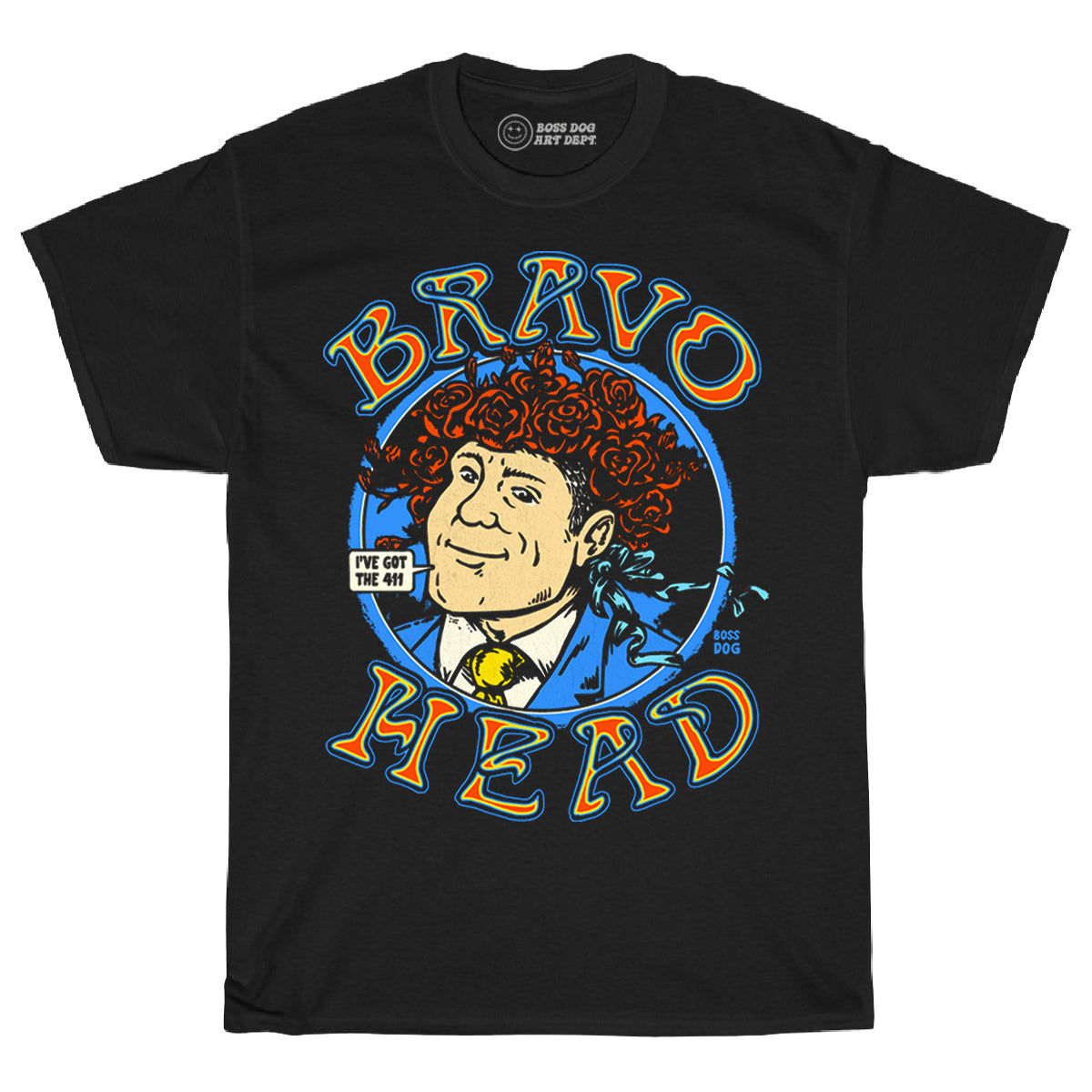Bravo Head Black Tee