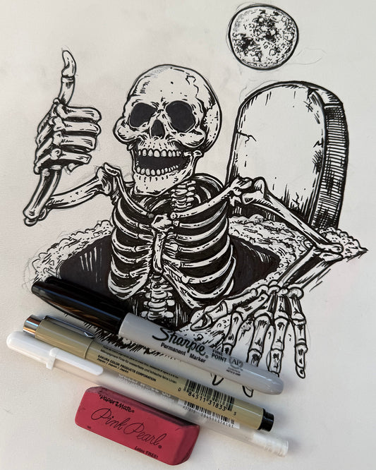 Brochella Skeleton Sketch