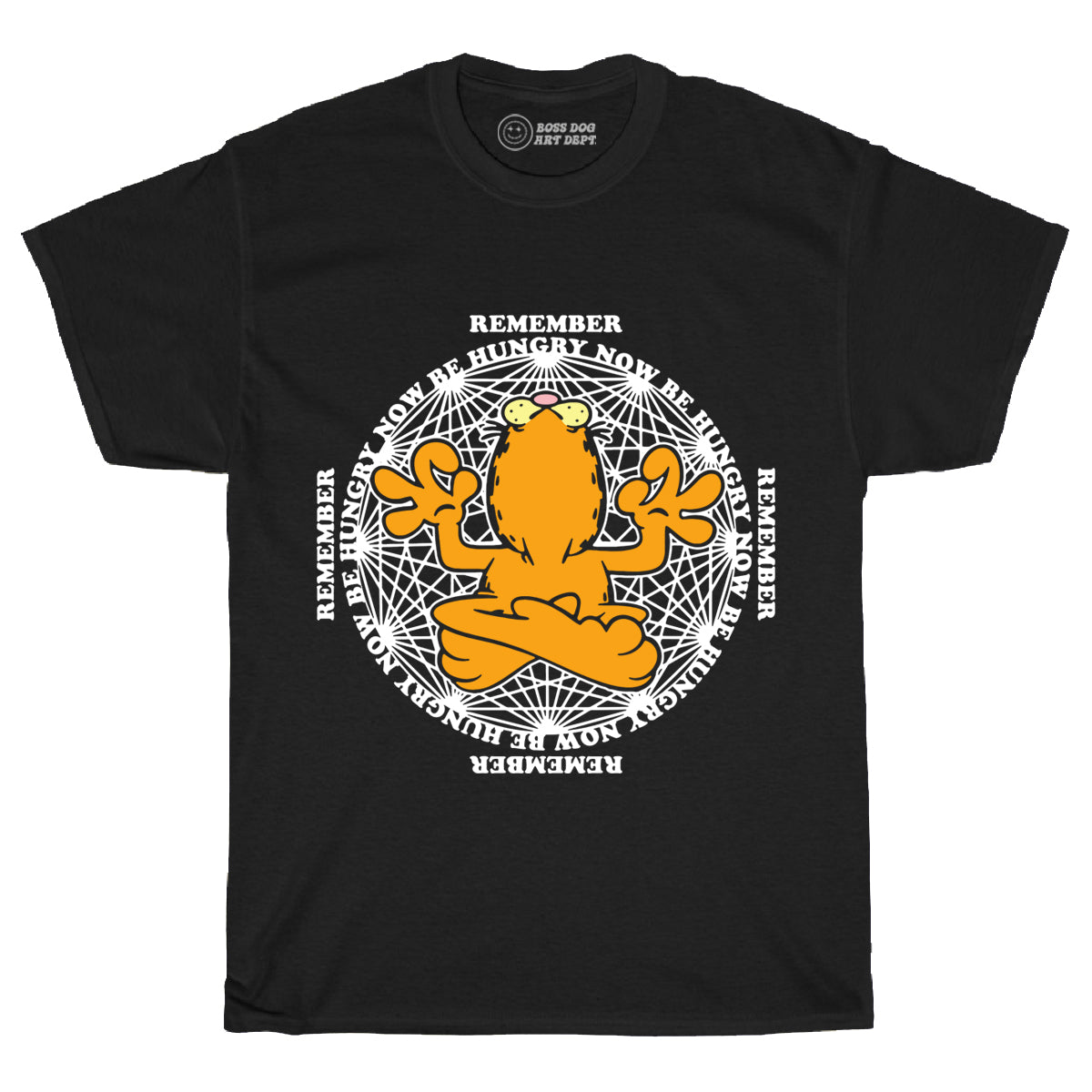 Be Hungry Now Black Tee