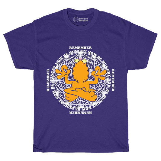 Be Hungry Now Purple Tee