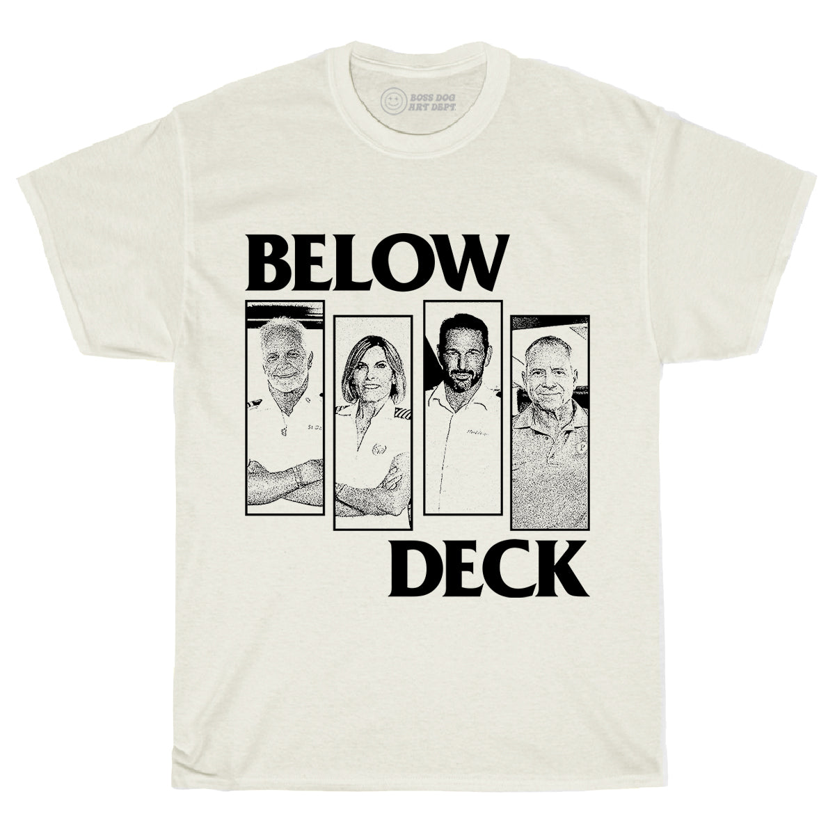 Below Flag BW Ivory Tee