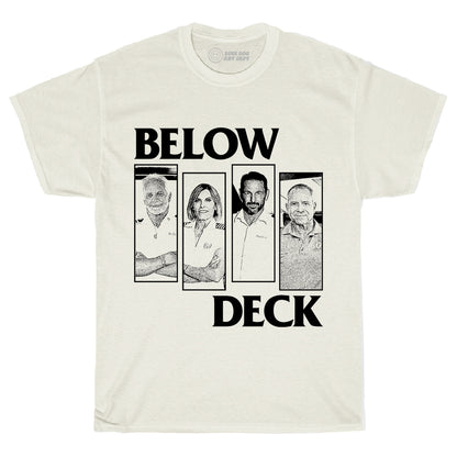 Below Flag BW Ivory Tee