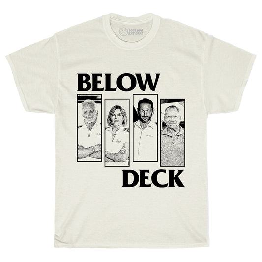 Below Flag BW Ivory Tee