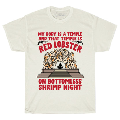 Bottomless Shrimp Ivory Tee