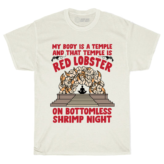 Bottomless Shrimp Ivory Tee