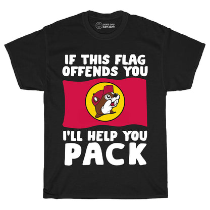 Buc Flag Black Tee