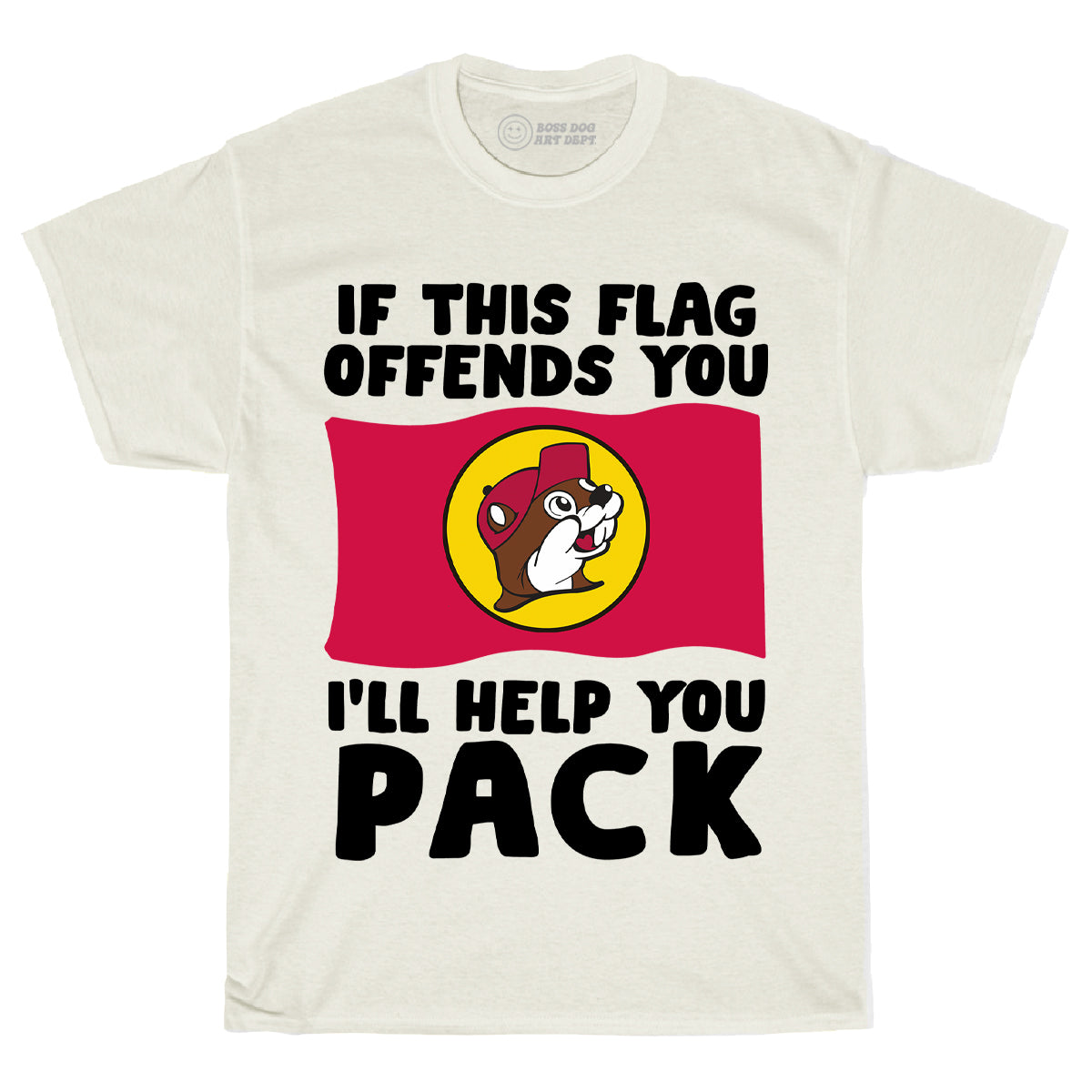 Buc Flag Ivory Tee
