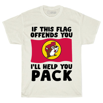 Buc Flag Ivory Tee