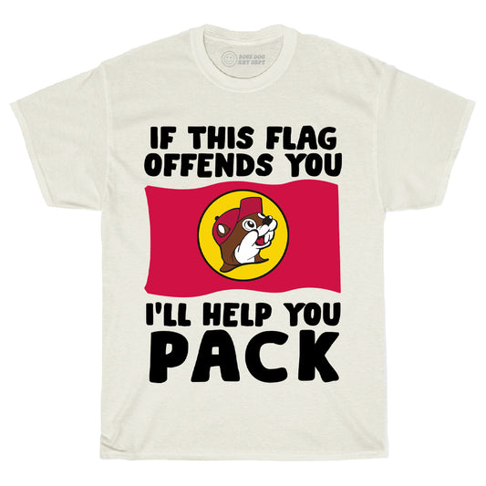 Buc Flag Ivory Tee