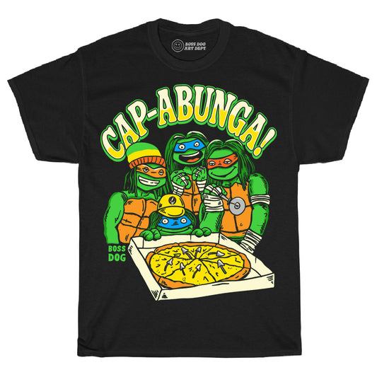 Capabunga! Black Tee