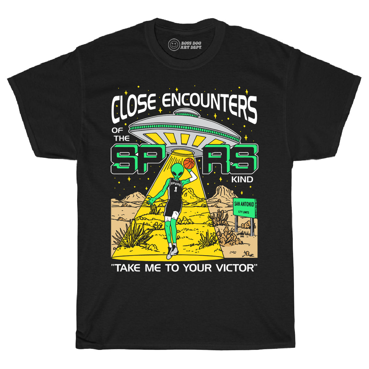 Close Encounters Black Tee