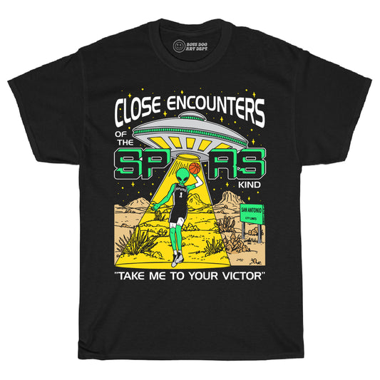 Close Encounters Black Tee