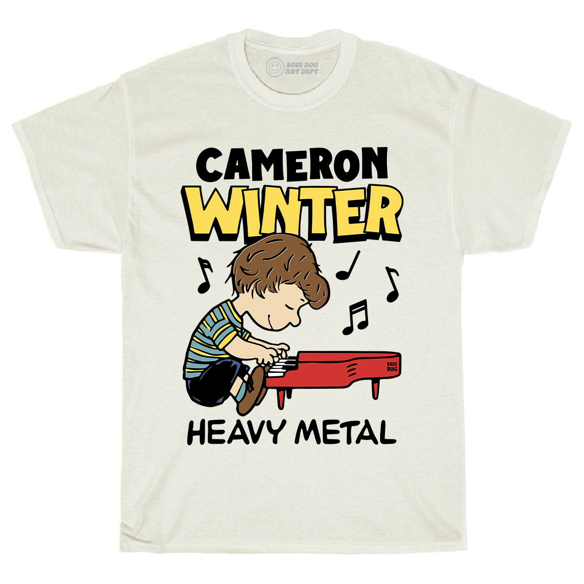 Heavy Metal Ivory Tee