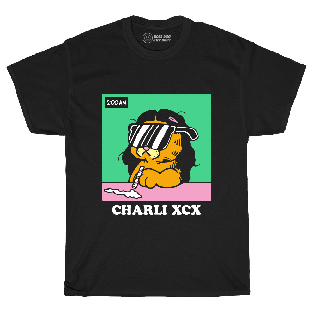 Charli Garf Black Tee