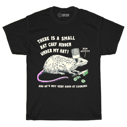 Chef Rat (Black, Ivory or Blue) Tee