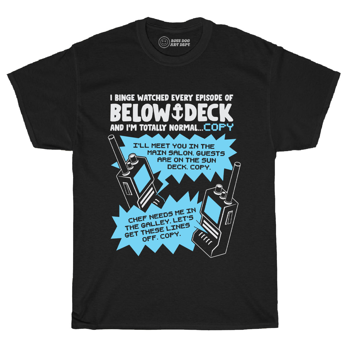 Copy Deck Black Tee