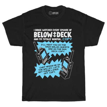 Copy Deck Black Tee