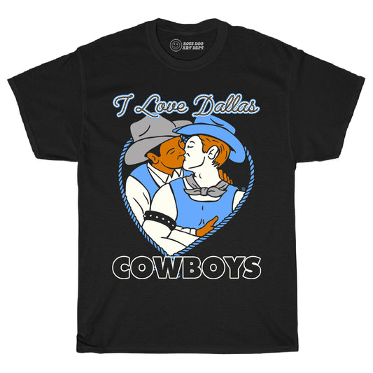 Cowboy Lover Black Tee