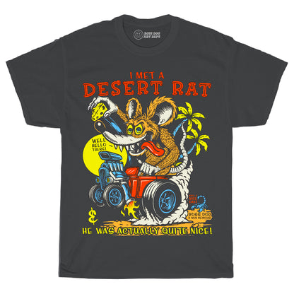 Desert Rat Vintage Black Tee